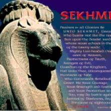 Sekhmet - Goddess of a Hundred Names